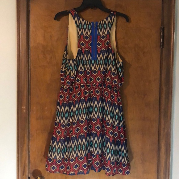 Multi-Color Print Dress - Picture 2 of 4